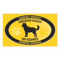 Siberian Husky Xing stickers