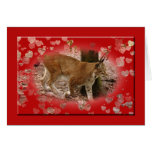 siberian-lynx-00526 greeting cards