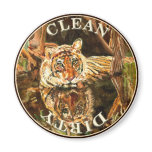 Siberian Tiger Dishwasher Magnet