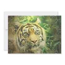 Siberian Tiger Invitation