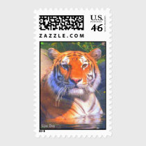 Siberian Tiger Postage stamps