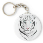 Siberian White Tiger keychains