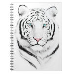 Siberian White Tiger Spiral Notebooks