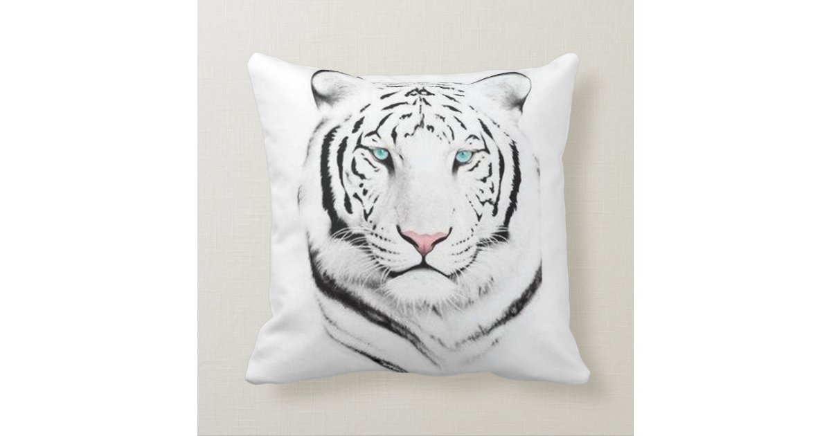 white tiger pillow pet