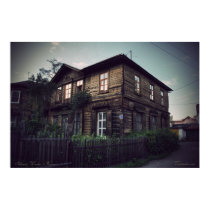 Siberian wooden houses (project by vladstudio.com) posters by vladstudio Siberian wooden houses (project by vladstudio.com) posters