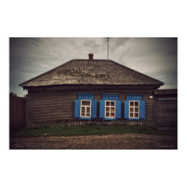 Siberian wooden houses (project by vladstudio.com) posters by vladstudio Siberian wooden houses (project by vladstudio.com) posters