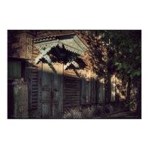 Siberian wooden houses (project by vladstudio.com) posters