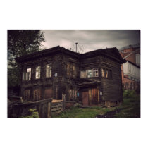 Siberian wooden houses (project by vladstudio.com) posters