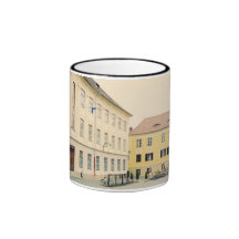Sibiu architecture coffee mug