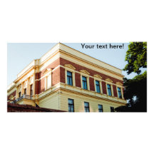 Sibiu architecture photo card template