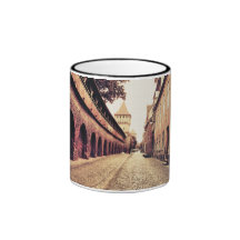 Sibiu medieval architecture coffee mug