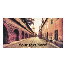 Sibiu medieval architecture custom photo card