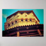 Sibiu medieval tower poster