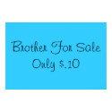Sibling for Sale posters
