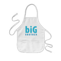 SIBLINGS COLLECTION - big brother {blue} aprons by simplysweetart SIBLINGS COLLECTION - big brother {blue} aprons