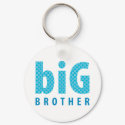 SIBLINGS COLLECTION - big brother {blue} keychains by simplysweetart SIBLINGS COLLECTION - big brother {blue} keychains