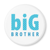 SIBLINGS COLLECTION - big brother {blue} magnets by simplysweetart SIBLINGS COLLECTION - big brother {blue} magnets