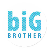 SIBLINGS COLLECTION - big brother {blue} stickers by simplysweetart SIBLINGS COLLECTION - big brother {blue} stickers