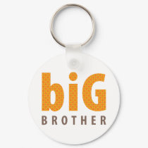 SIBLINGS COLLECTION - big brother {orange} keychains
