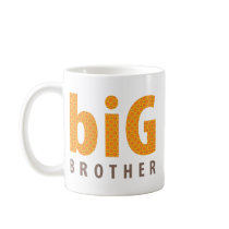 SIBLINGS COLLECTION - big brother {orange} mugs