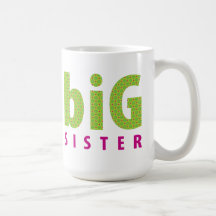 SIBLINGS COLLECTION - big sister {lime} Mug