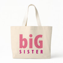 SIBLINGS COLLECTION - big sister {pink} bags by simplysweetart SIBLINGS COLLECTION - big sister {pink} bags