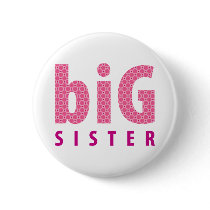 SIBLINGS COLLECTION - big sister {pink} buttons by simplysweetart SIBLINGS COLLECTION - big sister {pink} buttons