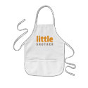 SIBLINGS COLLECTION - little brother {orange} aprons