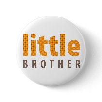 SIBLINGS COLLECTION - little brother {orange} buttons by simplysweetart SIBLINGS COLLECTION - little brother {orange} buttons