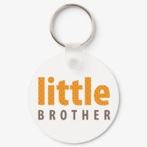 SIBLINGS COLLECTION - little brother {orange} keychains