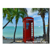 Siboney Beach Club, Antigua Post Card