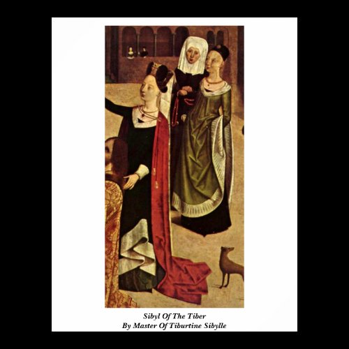 Sibyl Of The Tiber By Master Of Tiburtine Sibylle Print