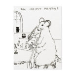 Sic Incipit Pestis postcard