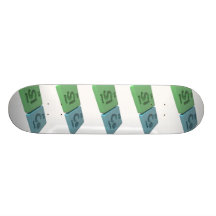 Sice as Si Silicon and Ce Cerium Skate Deck