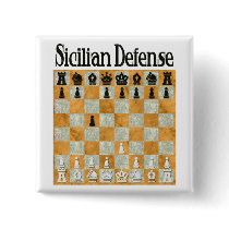 Sicilian Defense Pin