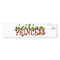 Sicilian Princess bumper stickers