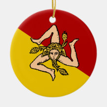Sicily Christmas Ornament / Ornamento de Sicília