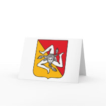 Sicily Coat of Arms Greeting Card