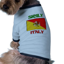 Sicily Italy Doggie Tee