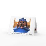 Sick as a dog Card