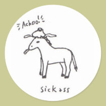 Sick Ass sticker