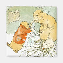 Sick Baby Prairie Dog Coughs Refrigerator Magnet