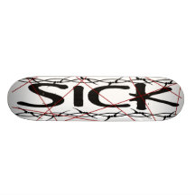 Sick barbwire skateboard