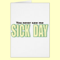Sick Day cards