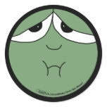 Sick Face Round Stickers