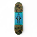 Sick girl skate board