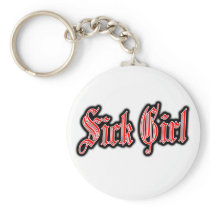 sick girls Punk SICK GIRL PUNK ROCK MUSIC keychains
