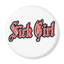 sick girls Punk SICK GIRL PUNK ROCK MUSIC magnets