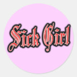 sick girls Punk SICK GIRL PUNK ROCK MUSIC Sticker