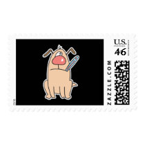 sick little dog postage by doonidesignsanimals sick little dog postage